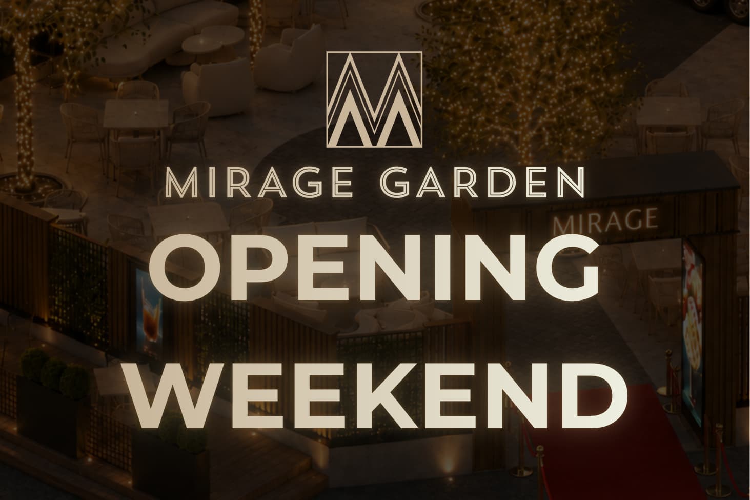 Eröffnungswochenende des Mirage Garden